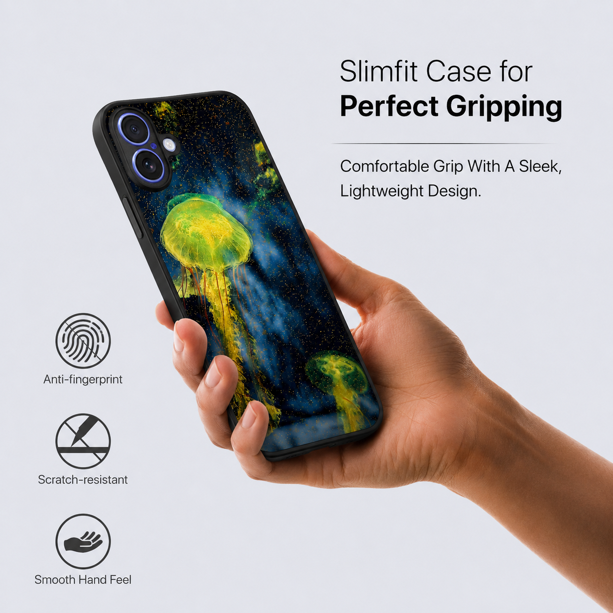Glowing Jellyfish Deep Ocean Case