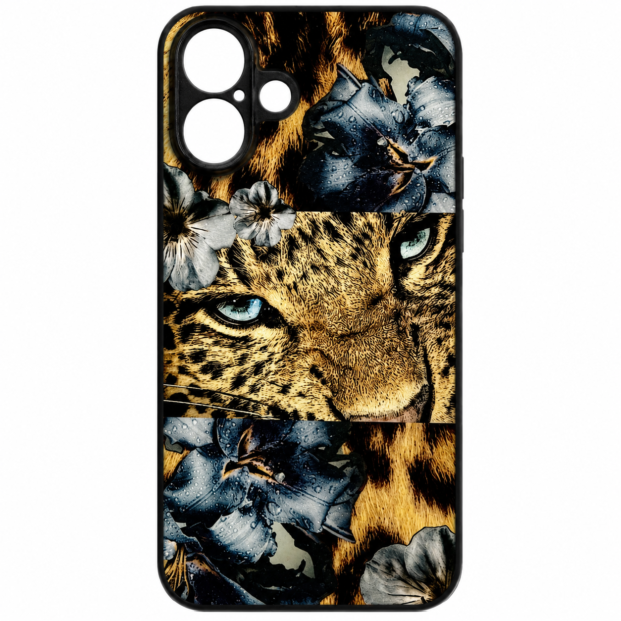 Leopard & Floral Print Phone Case