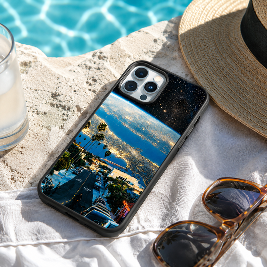 Earth from Space City Street Phone Case
