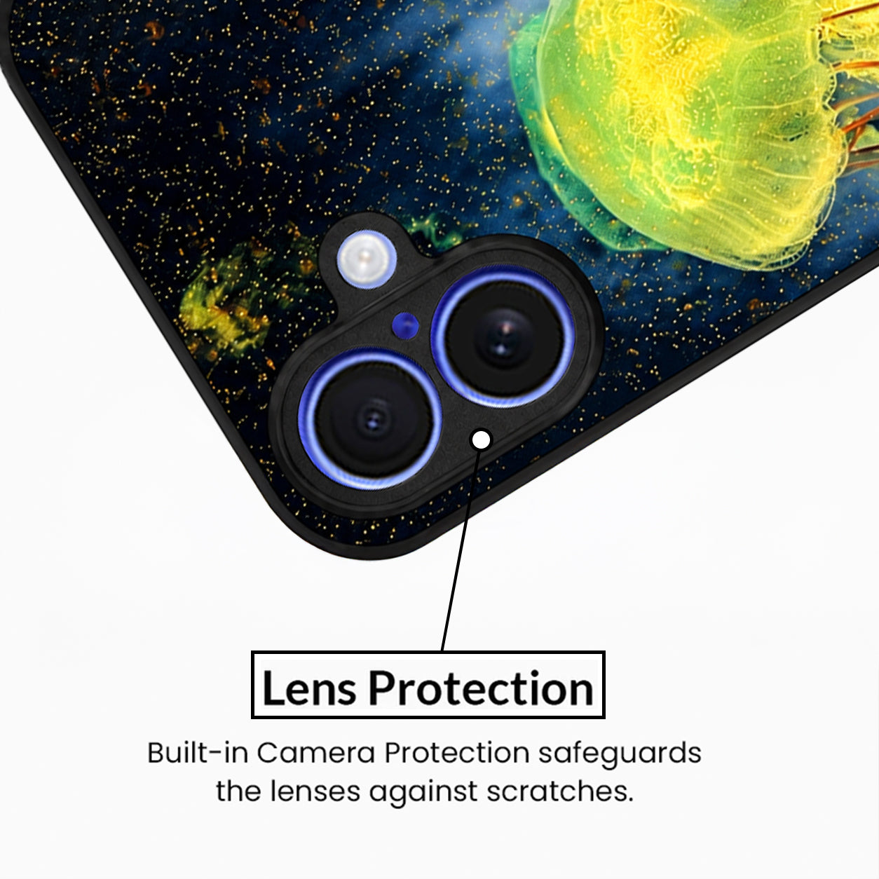Glowing Jellyfish Deep Ocean Case