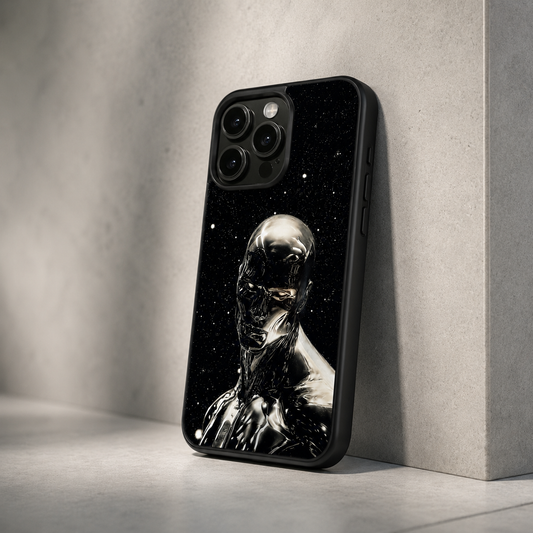 Liquid Metal Human Phone Case