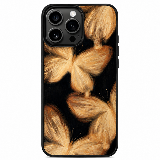 Golden Butterfly Art Phone Case