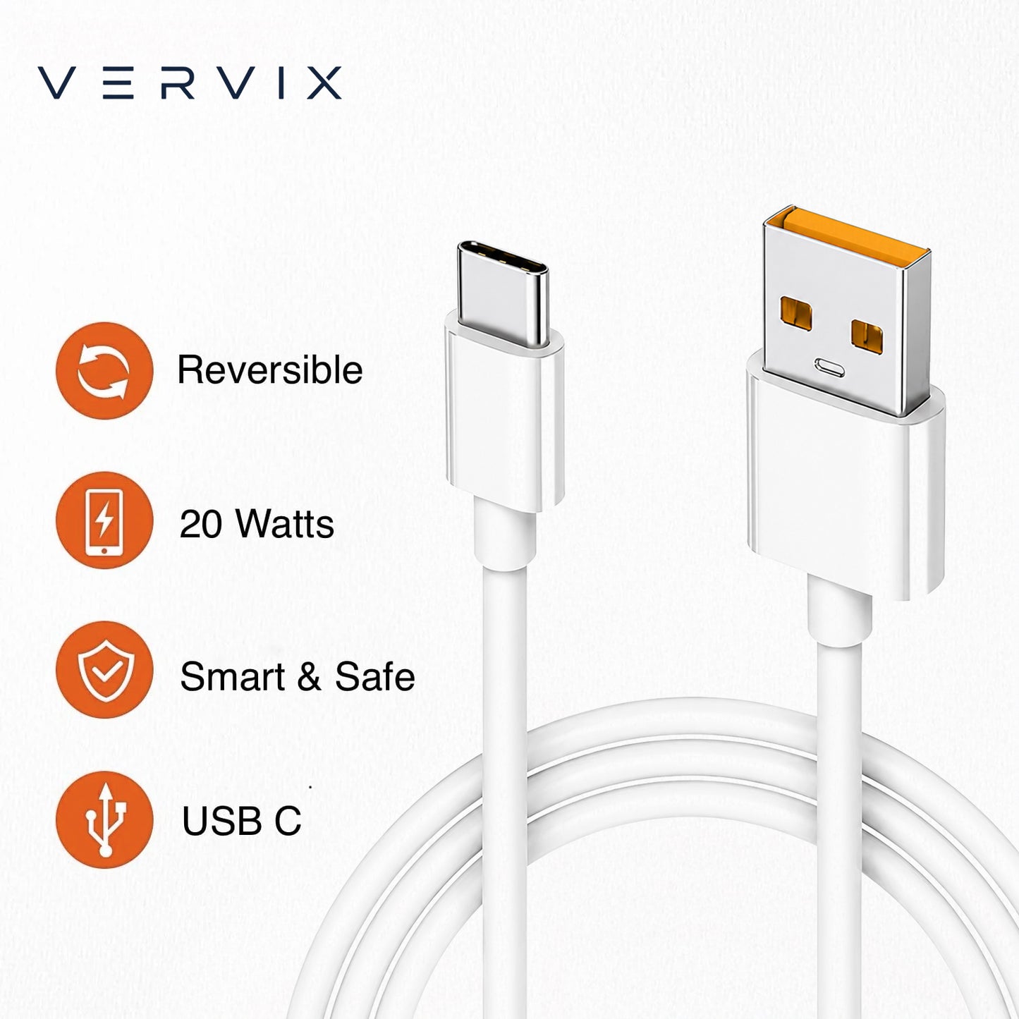 Turbo Charge USB-A to Type-C Cable – 120W Fast Charging