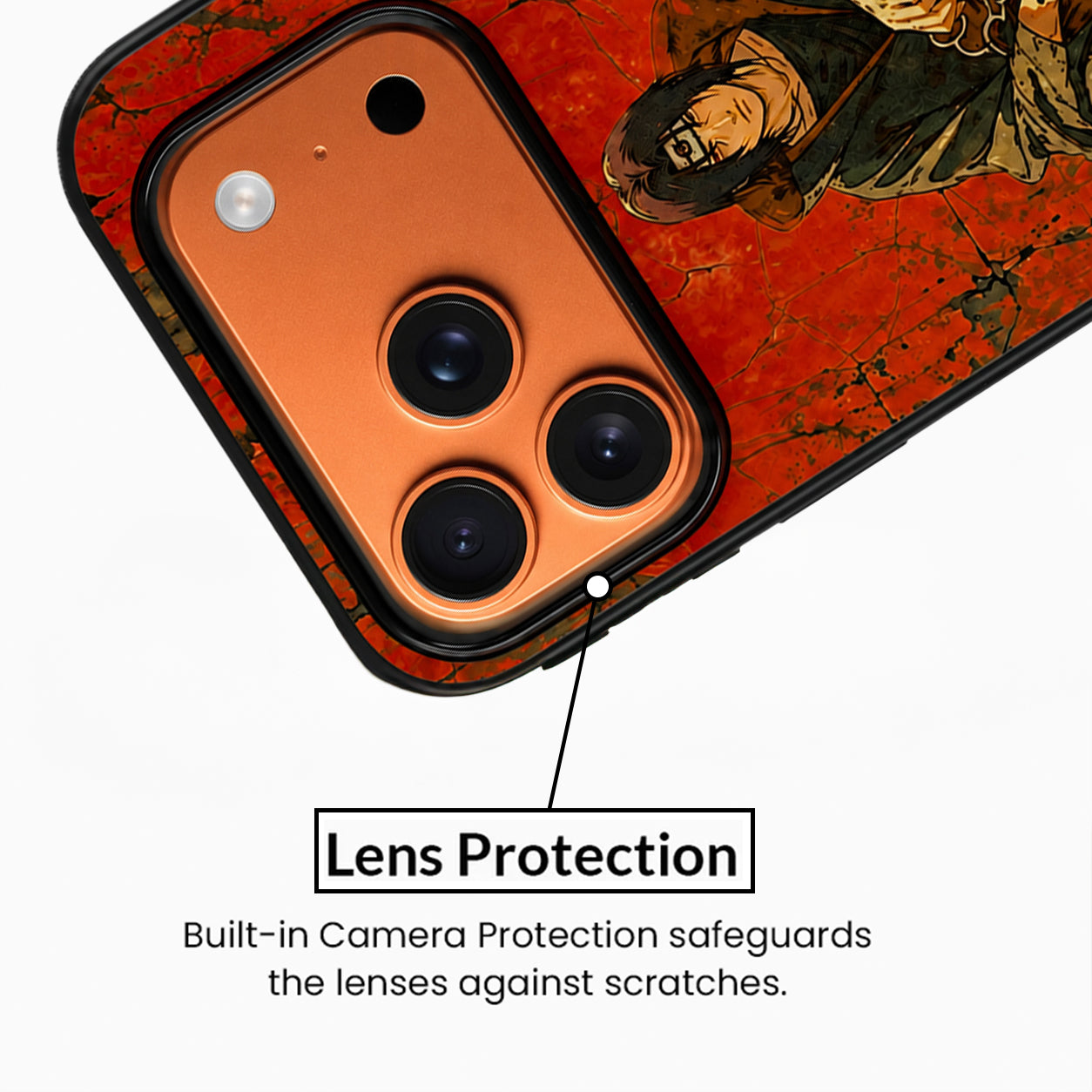 Anime Ninja Sitting Phone Case