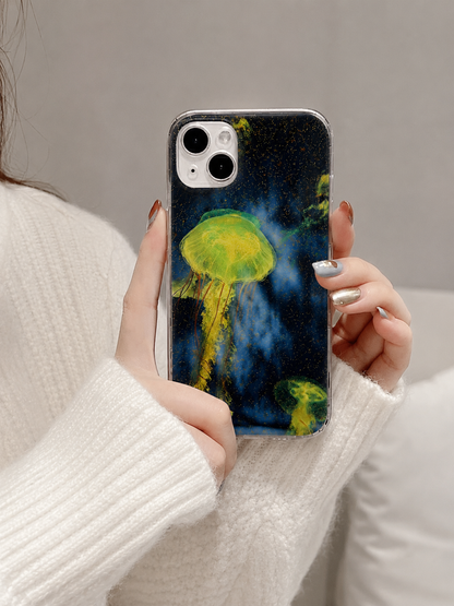 Glowing Jellyfish Deep Ocean Case