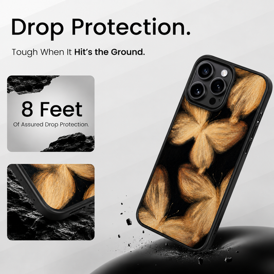 Golden Butterfly Art Phone Case