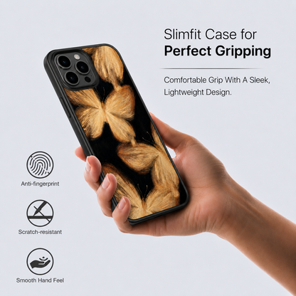Golden Butterfly Art Phone Case