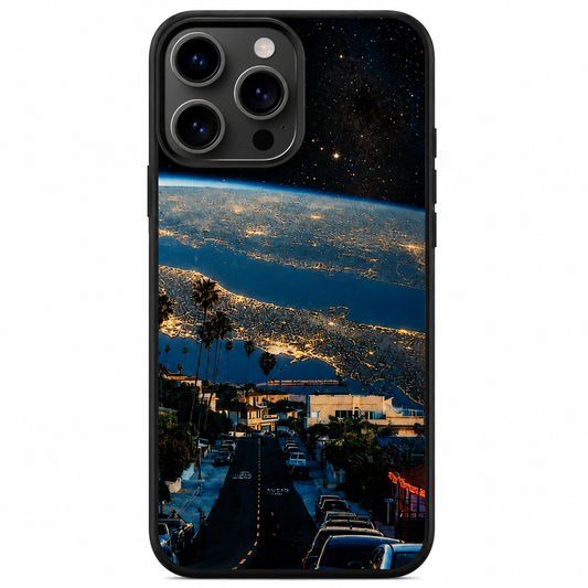 Earth from Space City Street Phone Case