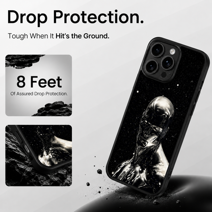 Liquid Metal Human Phone Case