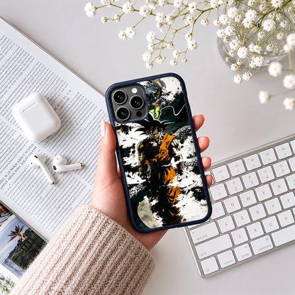 Anime Warrior Glitch Effect Phone Case