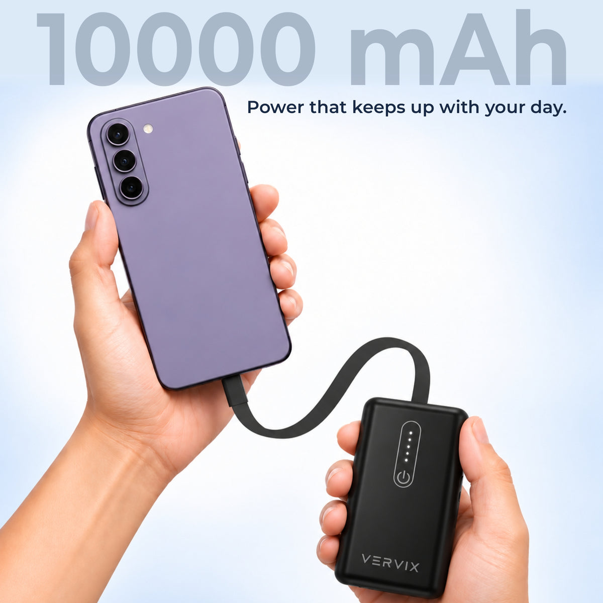 Pocket Power Bank 10000mAh with 23W Fast PD Charging