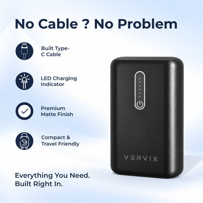 Pocket Power Bank 10000mAh with 23W Fast PD Charging