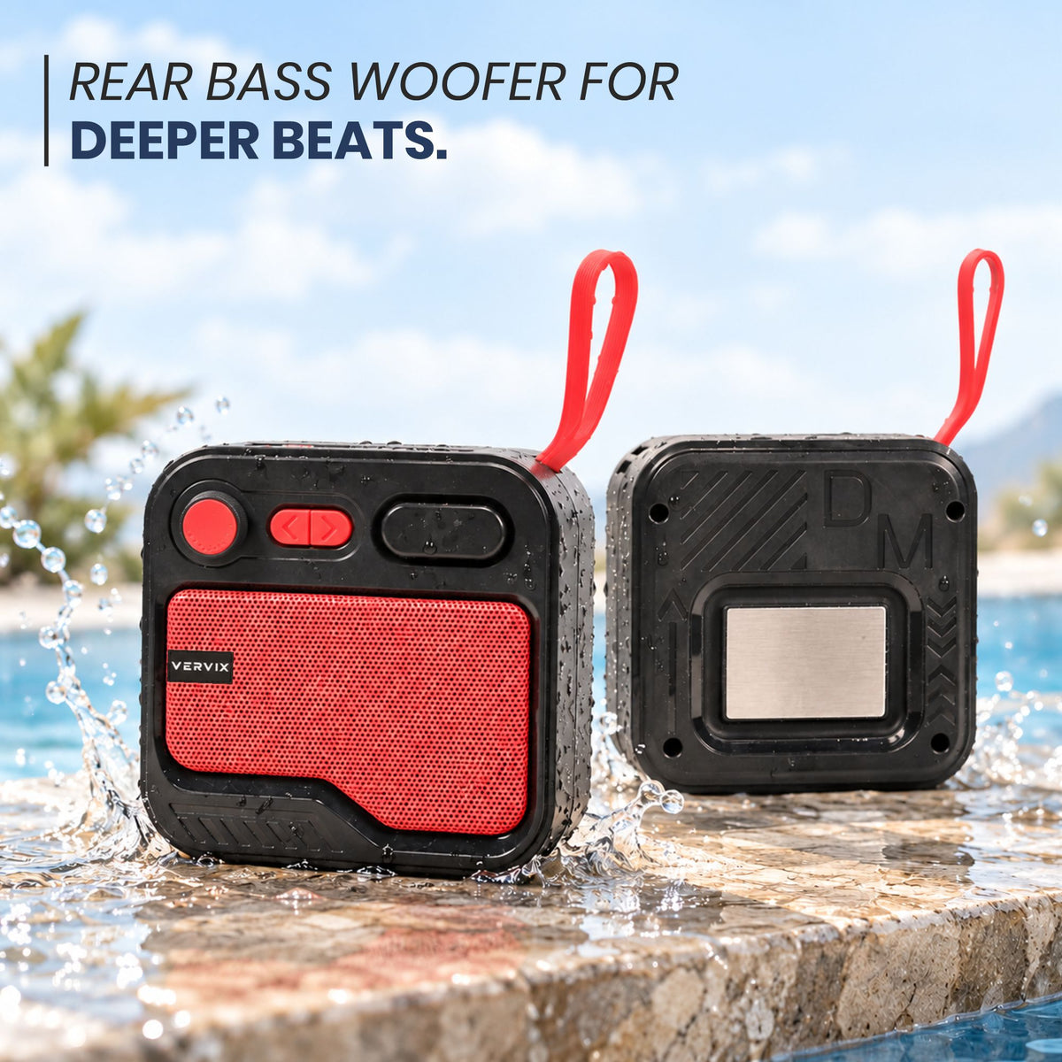 Tony Portable Bluetooth Speaker – Dolby Atmos, Deep Bass & RGB Lighting