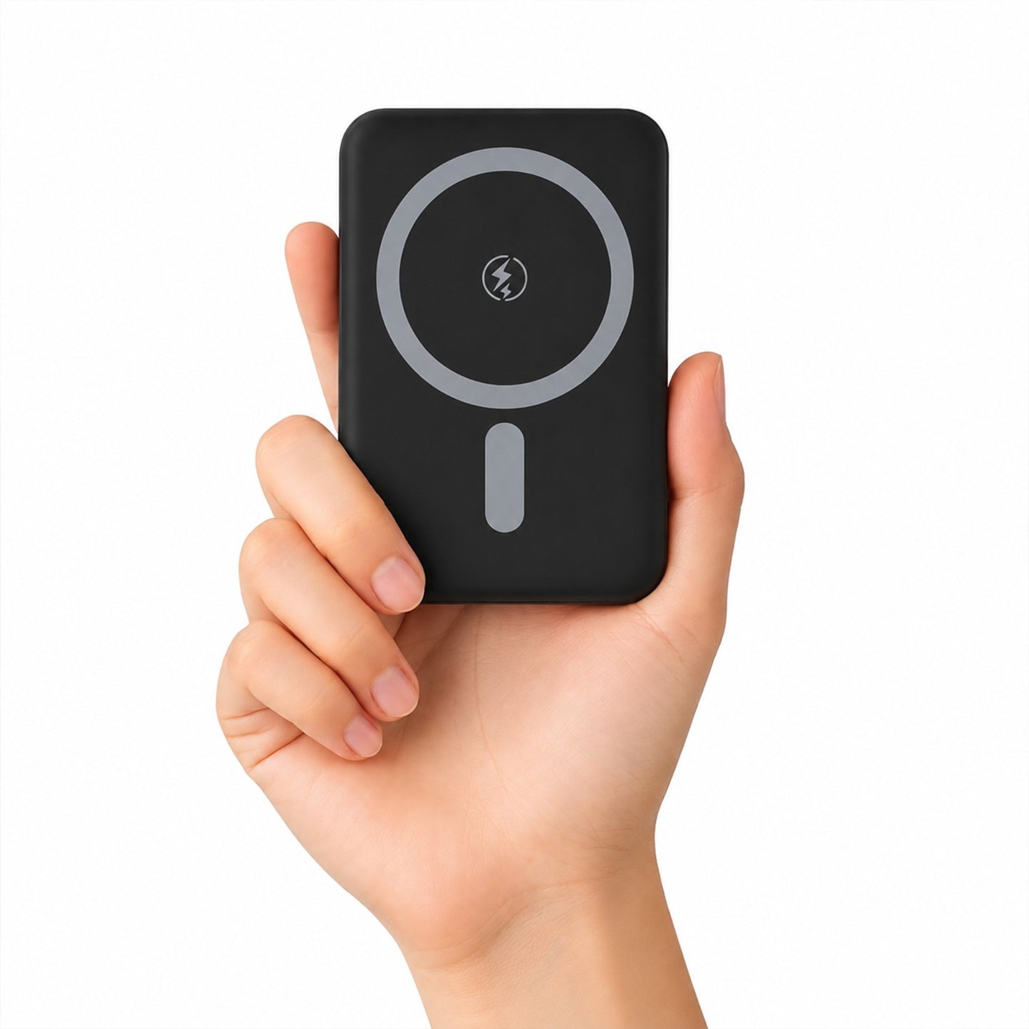 Titanium Magnetic Wireless Power Bank