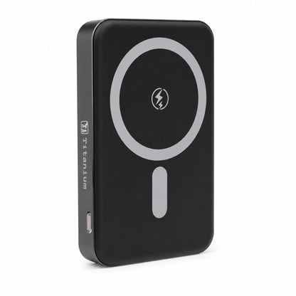 Titanium Magnetic Wireless Power Bank