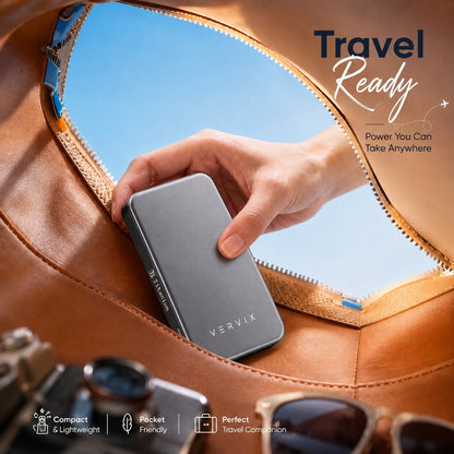 Titanium Magnetic Wireless Power Bank