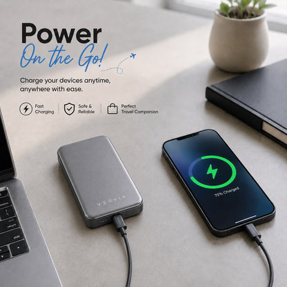 Titanium Magnetic Wireless Power Bank