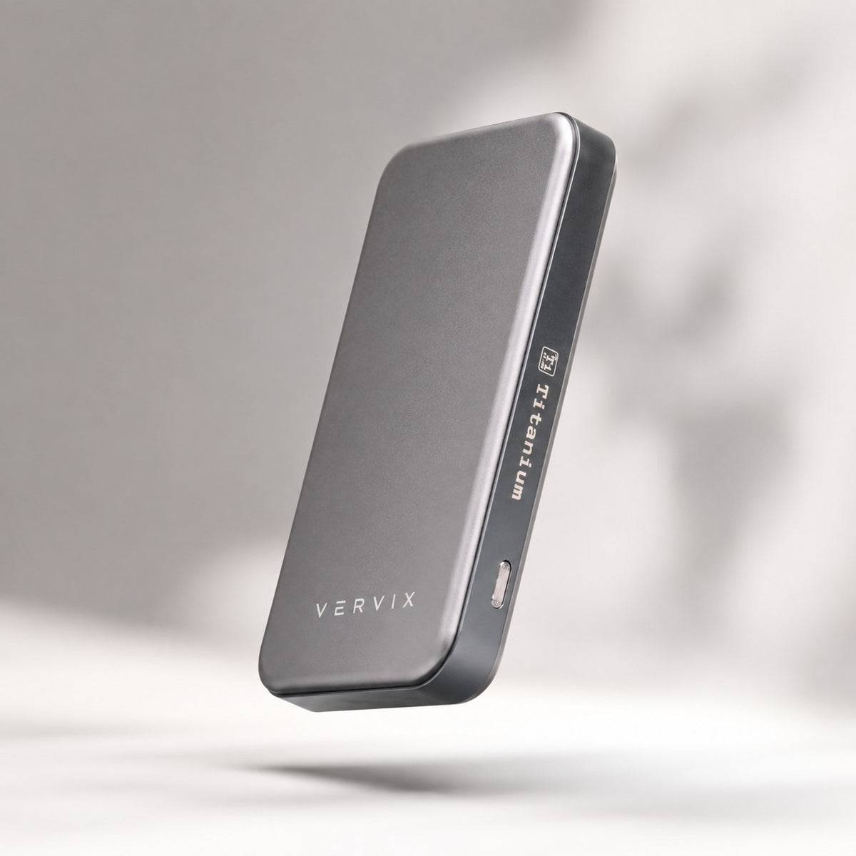 Titanium Magnetic Wireless Power Bank