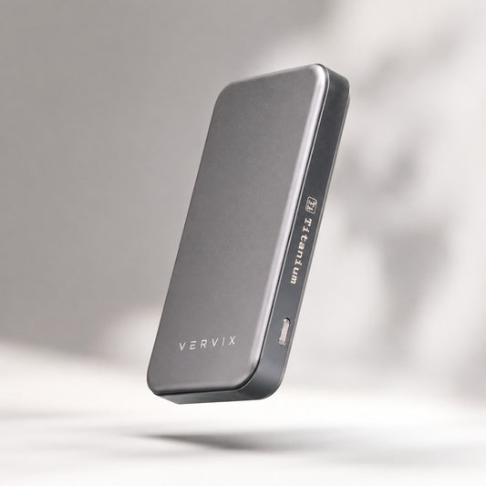 Titanium Magnetic Wireless Power Bank